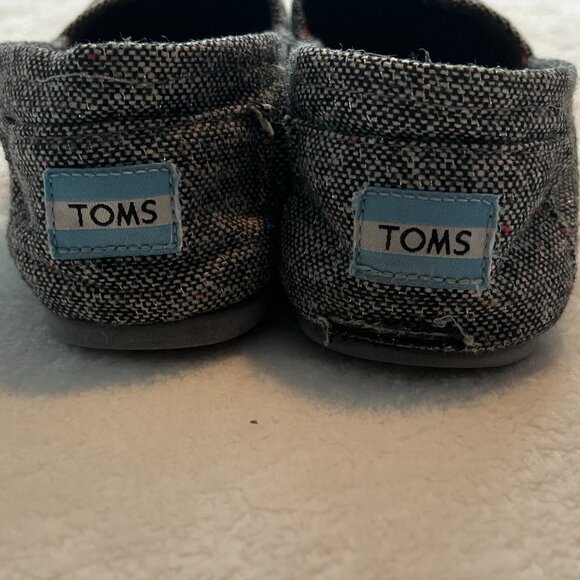 Womens Brownish Gray Tweed Toms size 7.5W - Picture 11 of 12